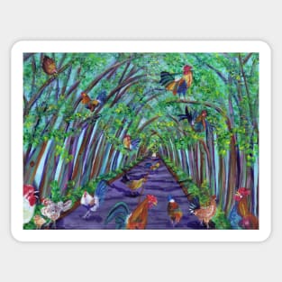 The Real Kauai Tree Tunnel Sticker